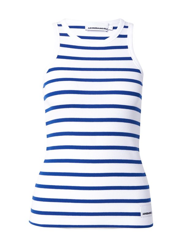ARMEDANGELS ARMEDANGELS Top 'KANITAA'  temno modra / bela