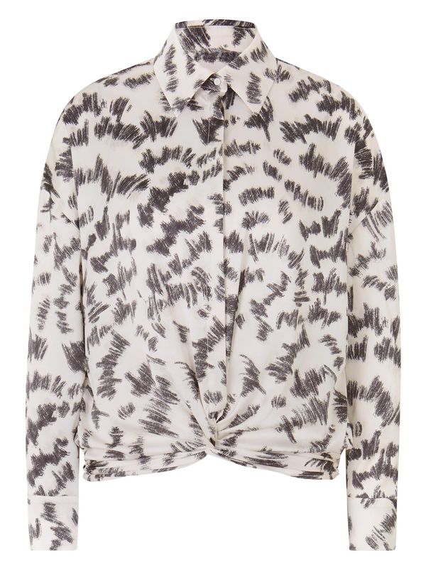 Ashley Brooke by heine Ashley Brooke by heine Bluza  kremna / svetlo siva / črna / off-bela