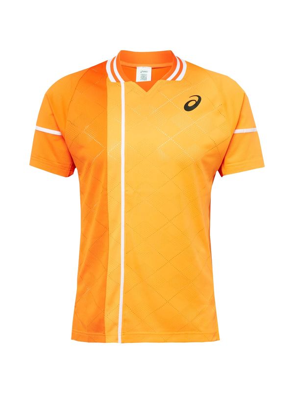 ASICS ASICS Funkcionalna majica 'MATCH'  oranžna / mandarina / črna / bela