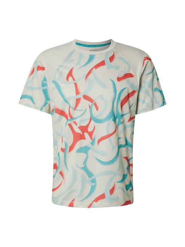 ASICS ASICS Funkcionalna majica 'ROAD'  ecru / voda / jastog