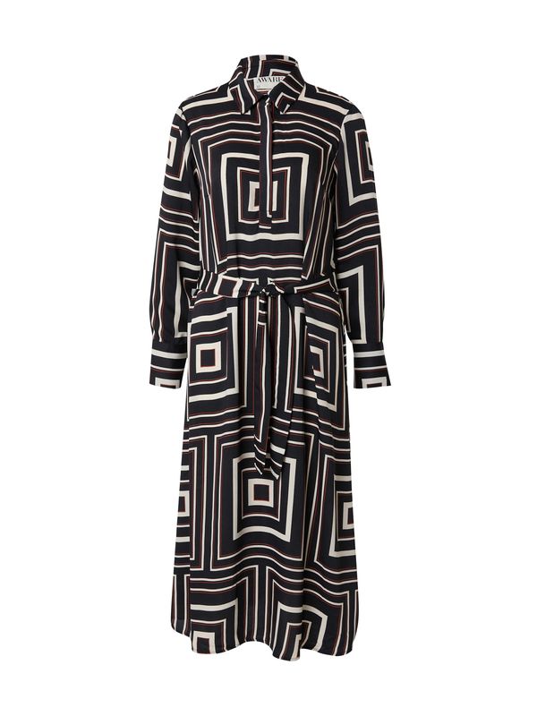 Aware Aware Dolga srajca 'VMMARA'  črna / bela / volneno bela