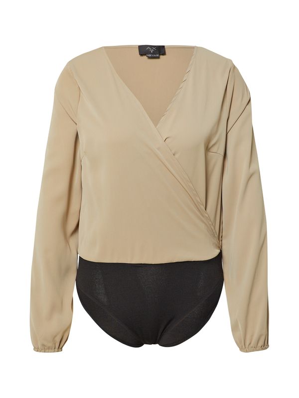 AX Paris AX Paris Bodi srajca  greige / črna