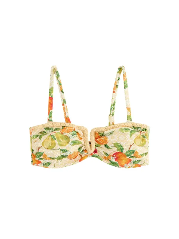 B by Ted Baker B by Ted Baker Bikini zgornji del 'Fruit'  rumena / zelena / oranžna / bela