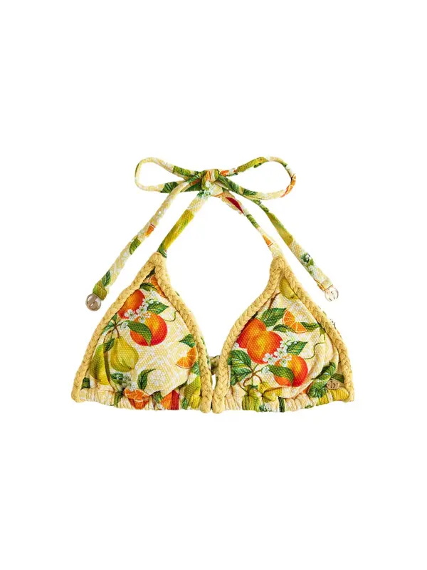 B by Ted Baker B by Ted Baker Bikini zgornji del  rumena / zelena / oranžna / jastog