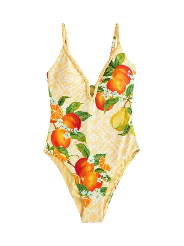 B by Ted Baker B by Ted Baker Enodelne kopalke  rumena / zelena / oranžna / bela