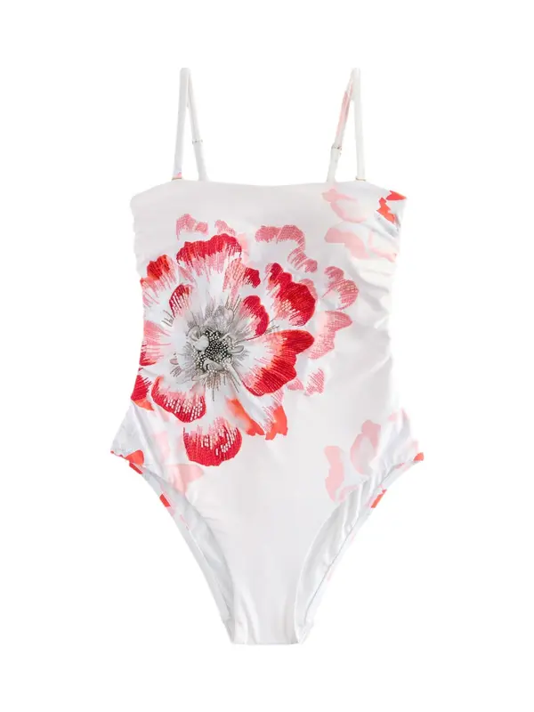 B by Ted Baker B by Ted Baker Enodelne kopalke  staro roza / rdeča / črna / bela