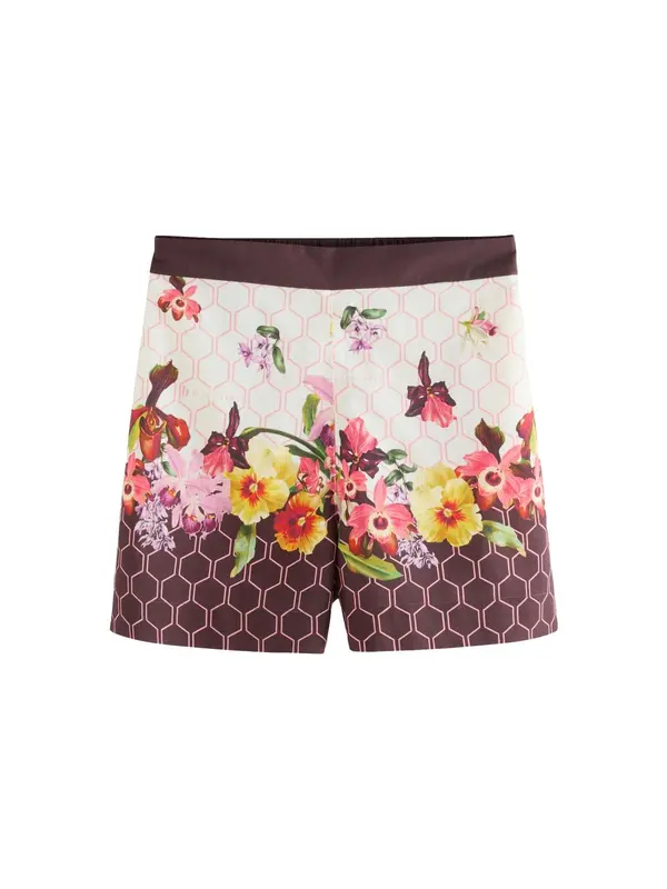 B by Ted Baker B by Ted Baker Hlače  ecru / lila / rdeča / črna