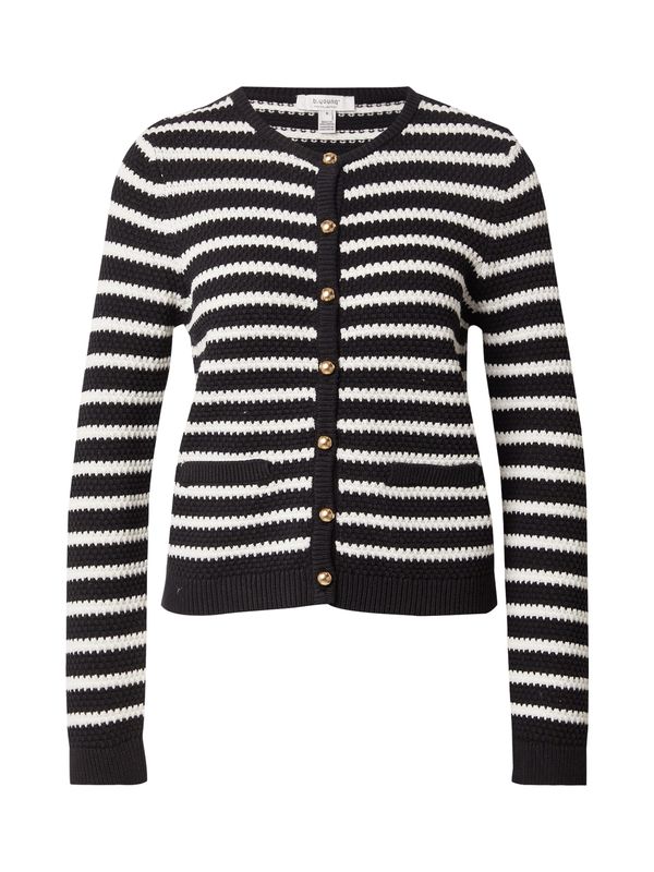 b.young b.young Pletena jopa 'MIKALA'  črna / bela