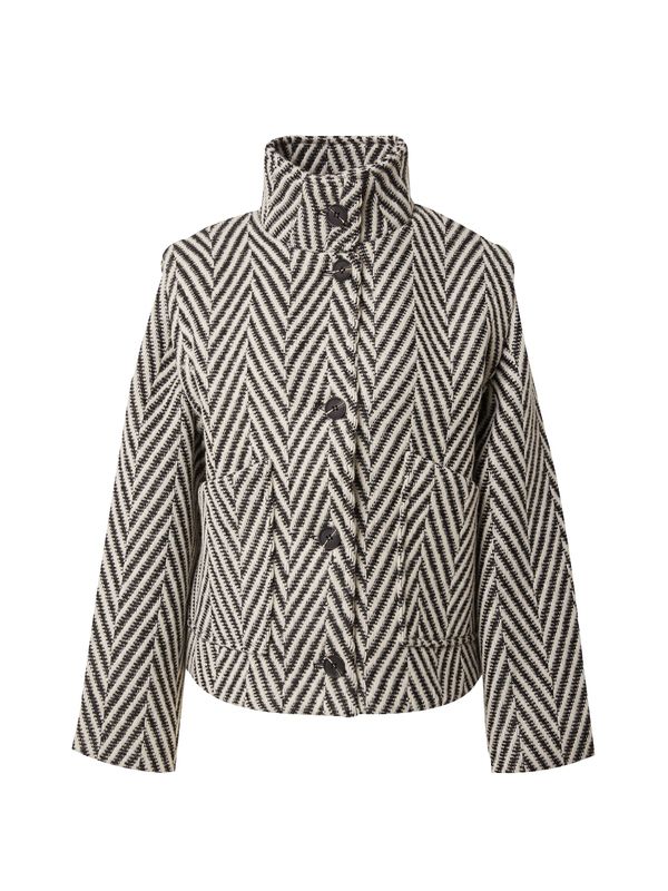 b.young b.young Prehodna jakna 'COMMI'  črna / bela