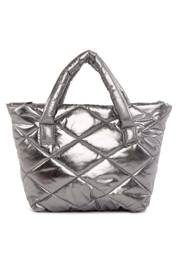 Bagmori Bagmori Nakupovalna torba  srebrna