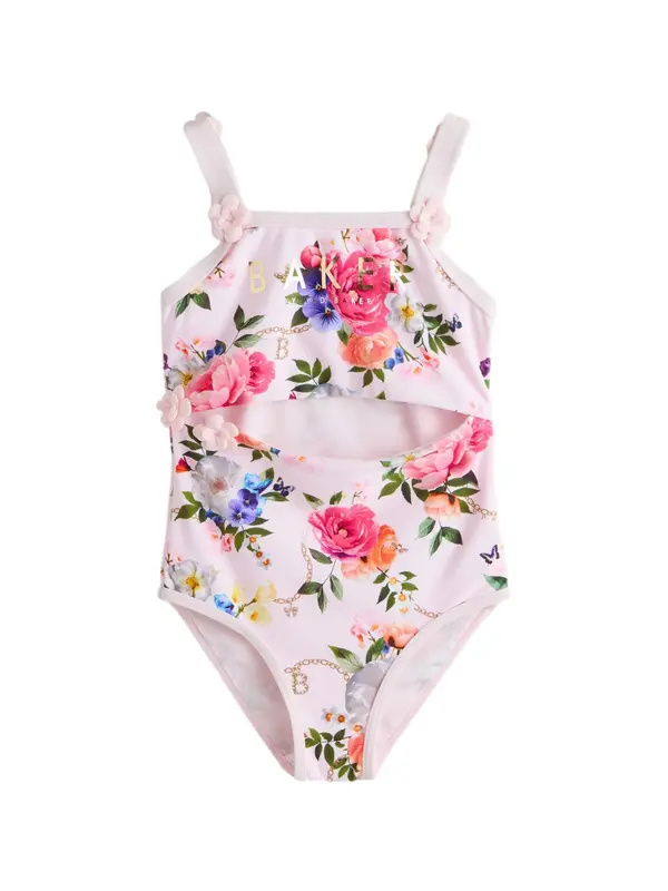 Baker by Ted Baker Baker by Ted Baker Enodelne kopalke  modra / zelena / roza / pastelno roza