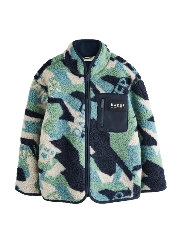Baker by Ted Baker Baker by Ted Baker Jopa iz flisa  temno modra / zelena