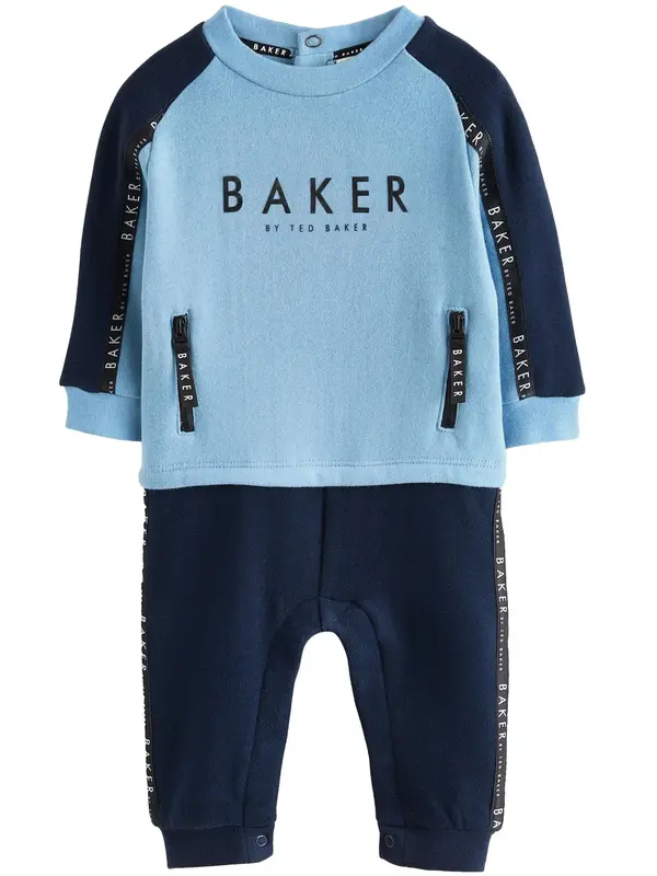 Baker by Ted Baker Baker by Ted Baker Kombinezon  marine / golobje modra / črna / bela