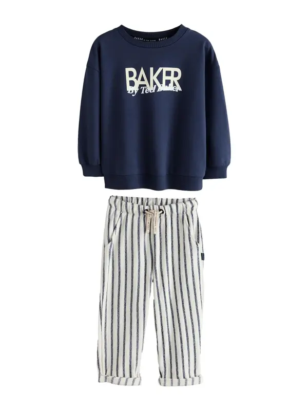 Baker by Ted Baker Baker by Ted Baker Komplet  mornarska / bela