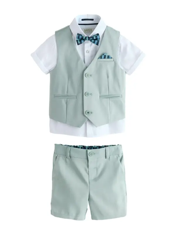 Baker by Ted Baker Baker by Ted Baker Komplet  mornarska / svetlo modra / meta / bela