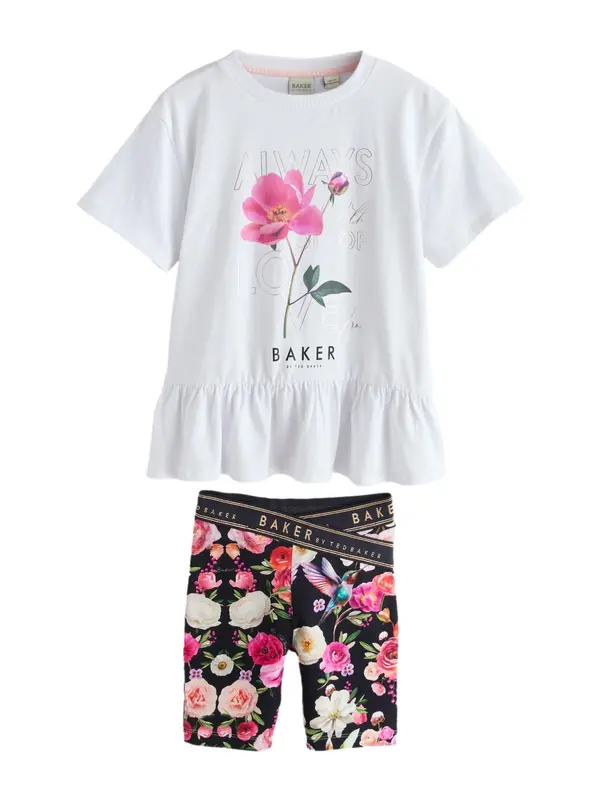 Baker by Ted Baker Baker by Ted Baker Komplet  temno zelena / roza / črna / bela