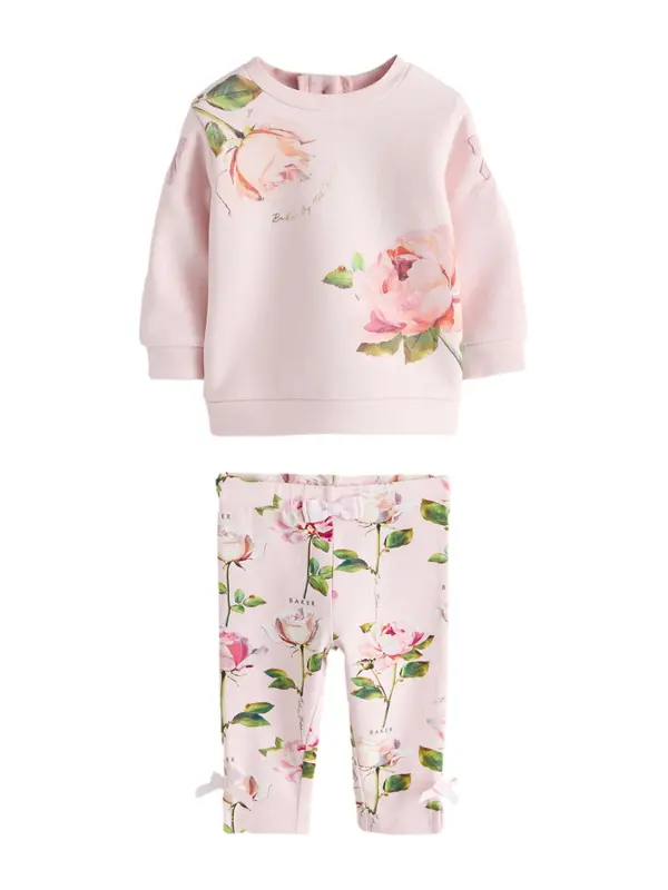 Baker by Ted Baker Baker by Ted Baker Komplet  zelena / roza / rosé / svetlo rdeča