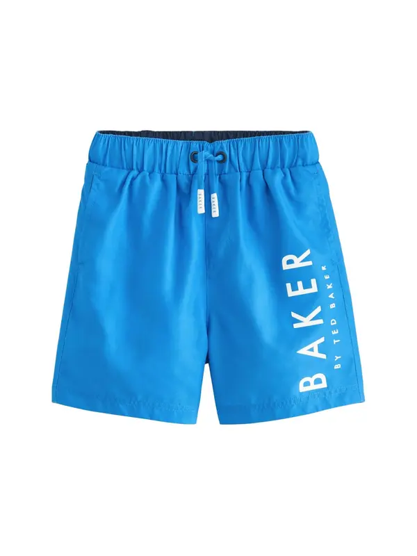 Baker by Ted Baker Baker by Ted Baker Kratke kopalne hlače  modra / bela