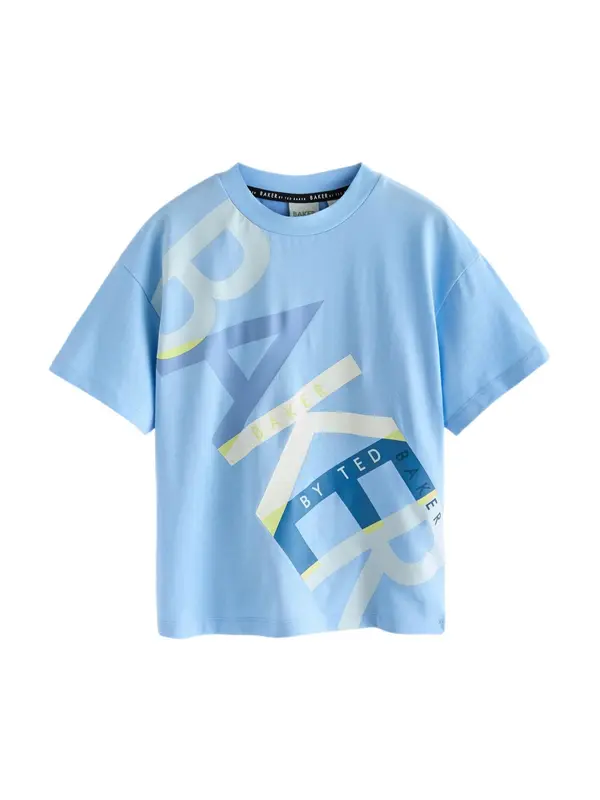 Baker by Ted Baker Baker by Ted Baker Majica  encijan / golobje modra / svetlo modra / bela