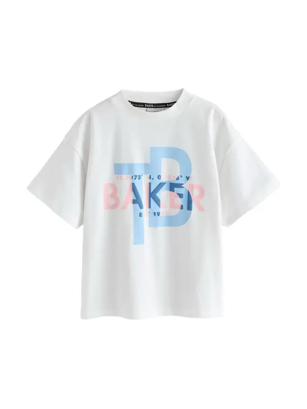 Baker by Ted Baker Baker by Ted Baker Majica  encijan / pastelno modra / staro roza / bela