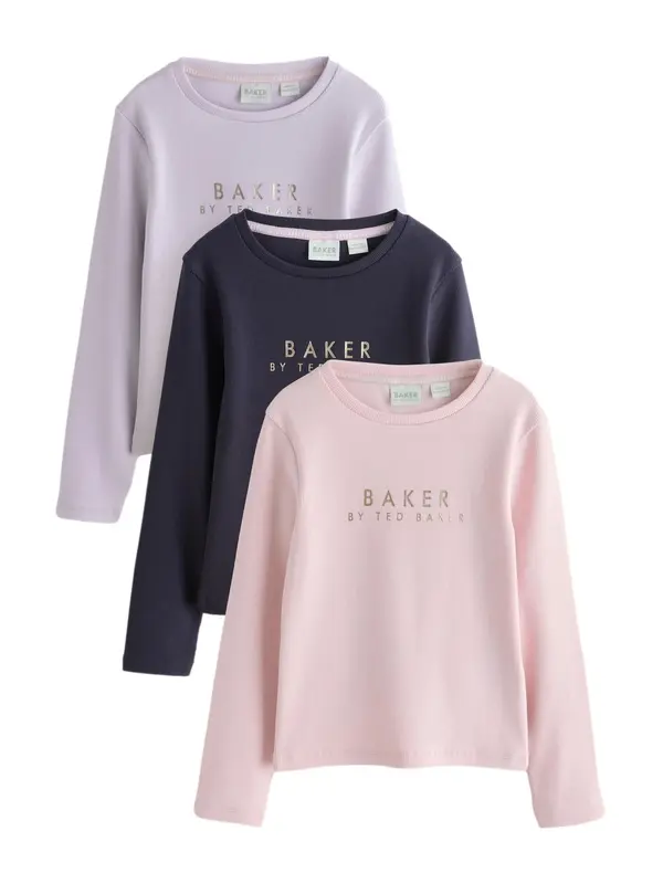 Baker by Ted Baker Baker by Ted Baker Majica  nočno modra / svetlo lila / roza
