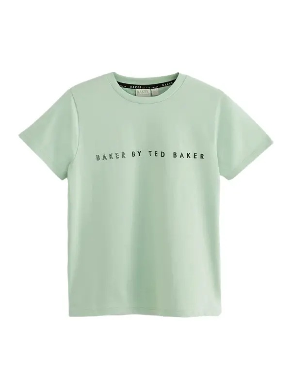 Baker by Ted Baker Baker by Ted Baker Majica  pastelno zelena / črna