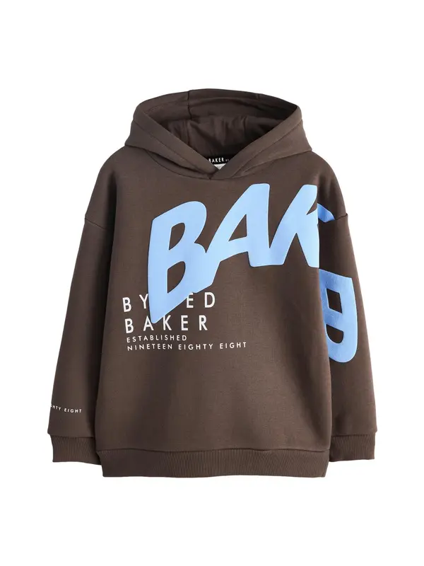 Baker by Ted Baker Baker by Ted Baker Majica  svetlo modra / čokolada / bela