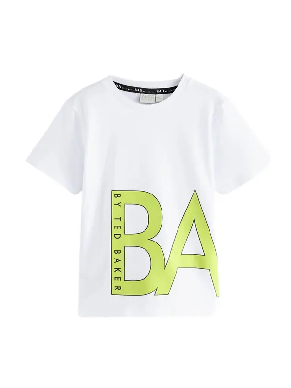 Baker by Ted Baker Baker by Ted Baker Majica  travnato zelena / črna / bela
