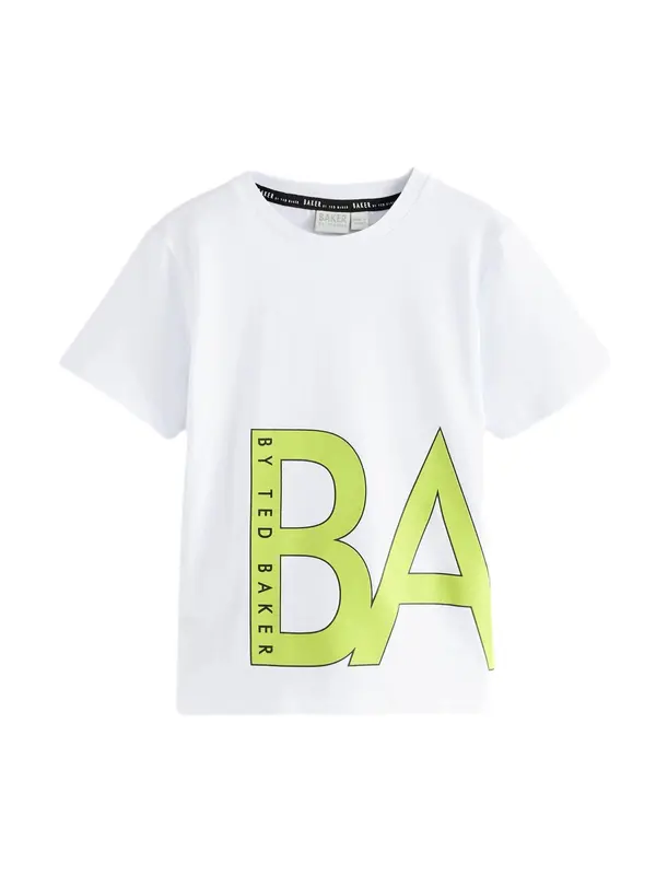 Baker by Ted Baker Baker by Ted Baker Majica  travnato zelena / črna / bela