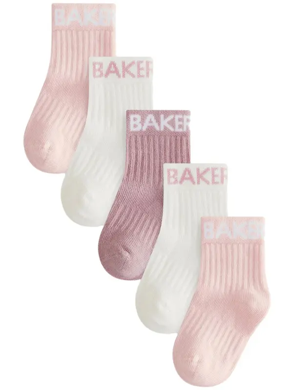 Baker by Ted Baker Baker by Ted Baker Nogavice  mauve / rosé / bela