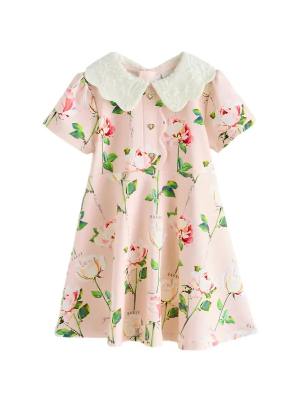 Baker by Ted Baker Baker by Ted Baker Obleka  zelena / roza / rdeča / bela