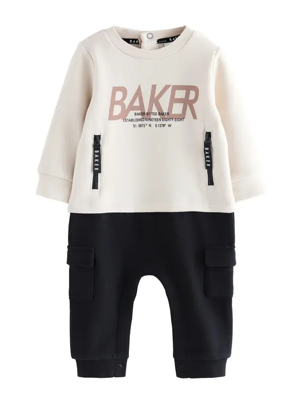 Baker by Ted Baker Baker by Ted Baker Pajac/bodi  kremna / kamela / črna