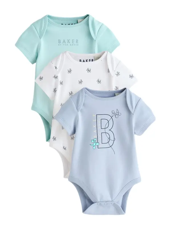 Baker by Ted Baker Baker by Ted Baker Pajac/bodi  mornarska / turkizna / golobje modra / bela