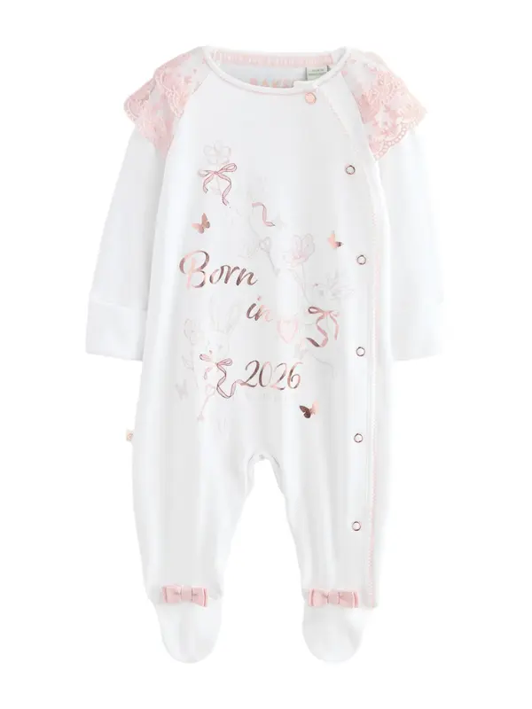 Baker by Ted Baker Baker by Ted Baker Pižama 'Born In 2026'  rožnato zlata / rosé / bela