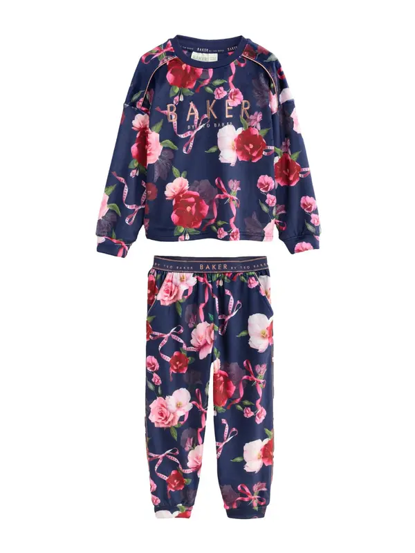Baker by Ted Baker Baker by Ted Baker Pižama  mornarska / oliva / robida / magenta