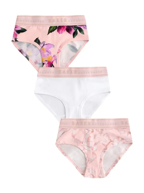 Baker by Ted Baker Baker by Ted Baker Spodnjice  roza / bela