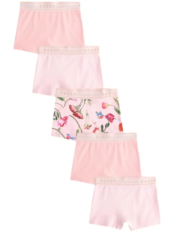 Baker by Ted Baker Baker by Ted Baker Spodnjice  zelena / roza / rosé / rdeča