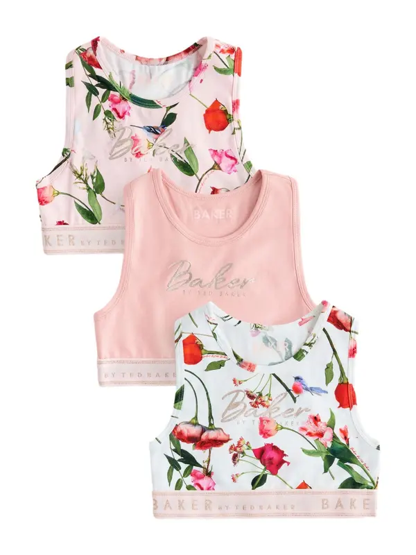 Baker by Ted Baker Baker by Ted Baker Top  temno zelena / staro roza / pastelno roza / bela