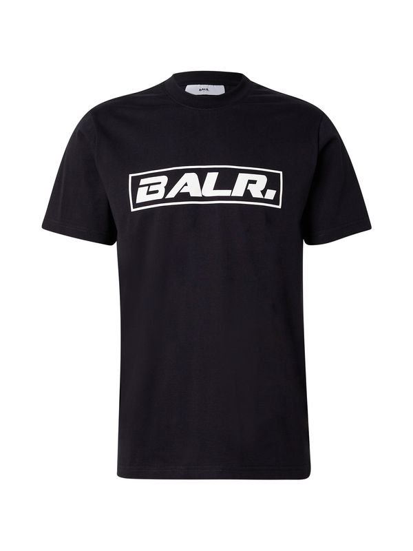 BALR. BALR. Majica 'The Club'  črna / bela