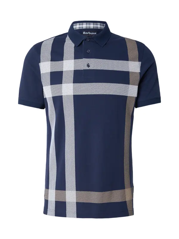 Barbour Barbour Majica 'Blaine'  mornarska / kapučino / bela