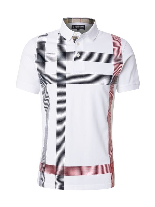 Barbour Barbour Majica 'Blaine'  mornarska / rdeča / bela