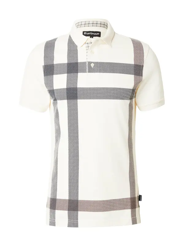 Barbour Barbour Majica 'Blaine'  temno rjava / črna / bela