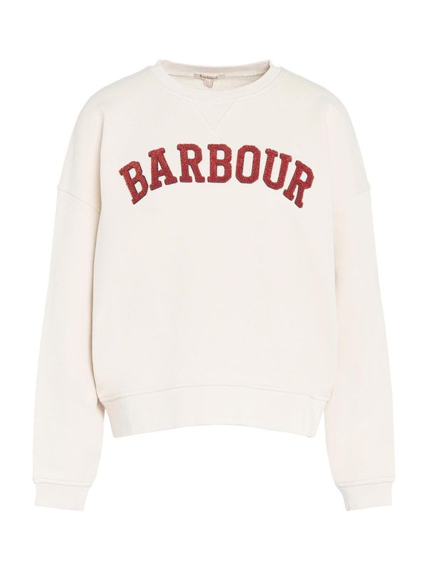 Barbour Barbour Majica 'Silverdale'  rjasto rdeča / bela