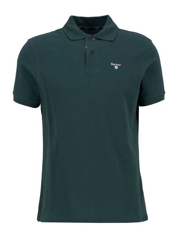 Barbour Barbour Majica  svetlo modra / temno zelena / bela