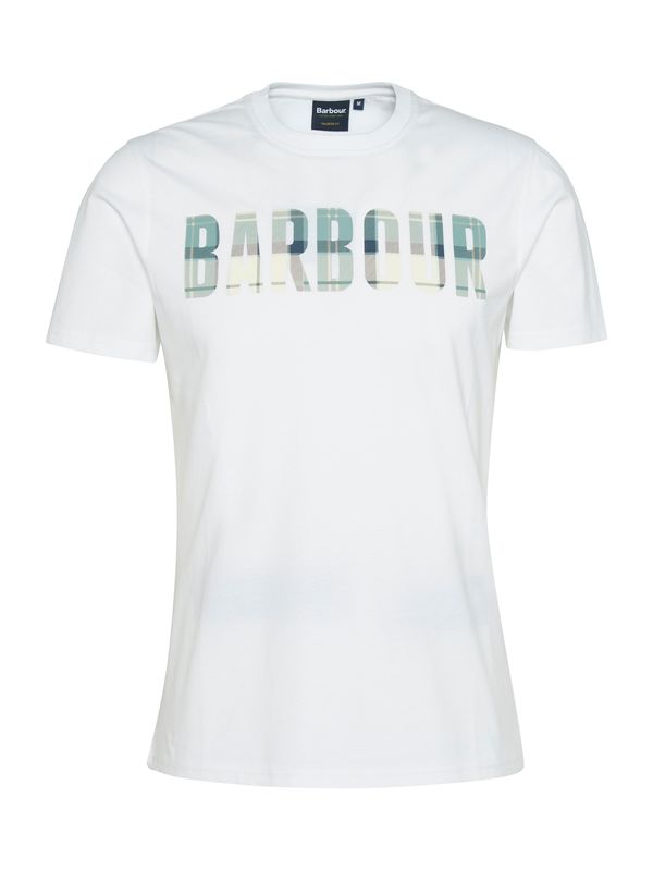 Barbour Barbour Majica 'Thurford'  mornarska / pastelno rumena / pastelno zelena / bela