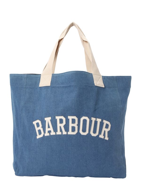 Barbour Barbour Nakupovalna torba  ecru / moder denim