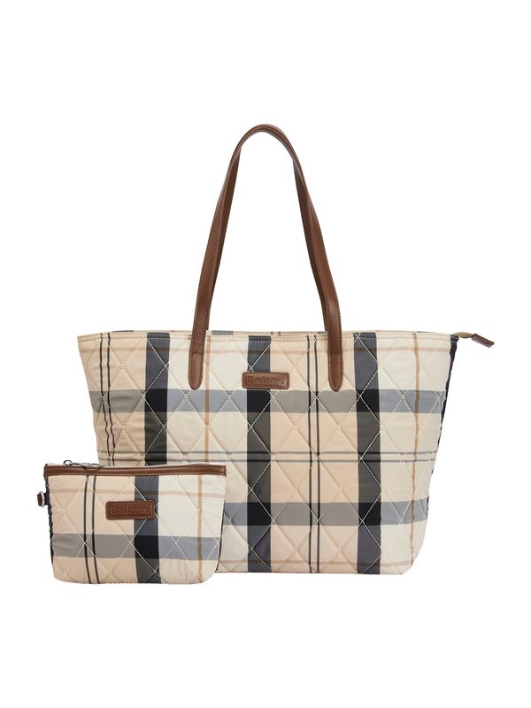 Barbour Barbour Nakupovalna torba 'Wetherham'  bež / kremna / črna