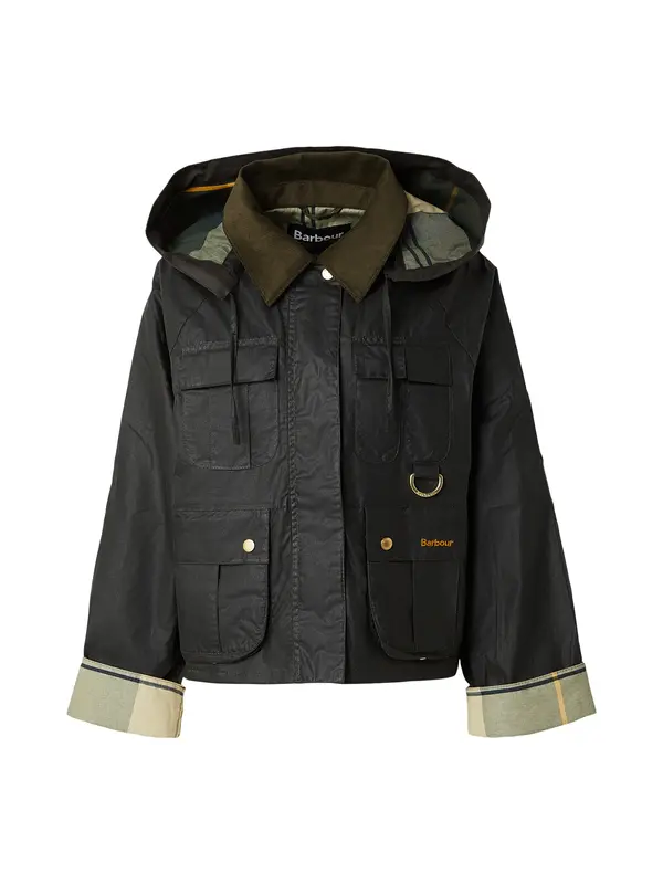 Barbour Barbour Prehodna jakna 'Liza'  antracit / kaki / oliva / pastelno zelena