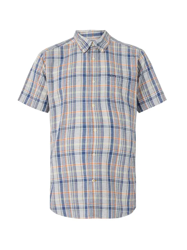 Barbour Barbour Srajca 'Elton'  encijan / apno / oranžna / jajčna lupina