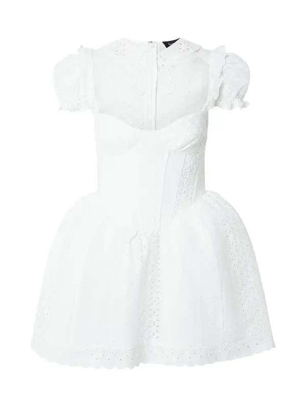 Bardot Bardot Obleka 'ALLINGTON BRODERIE'  bela